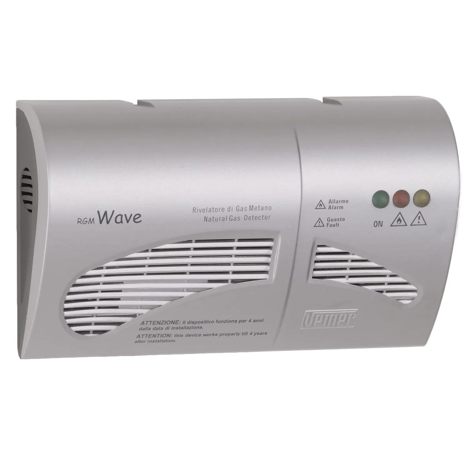 Vemer RGM Wave VN783700 rilevatore gas metano bianco 230V