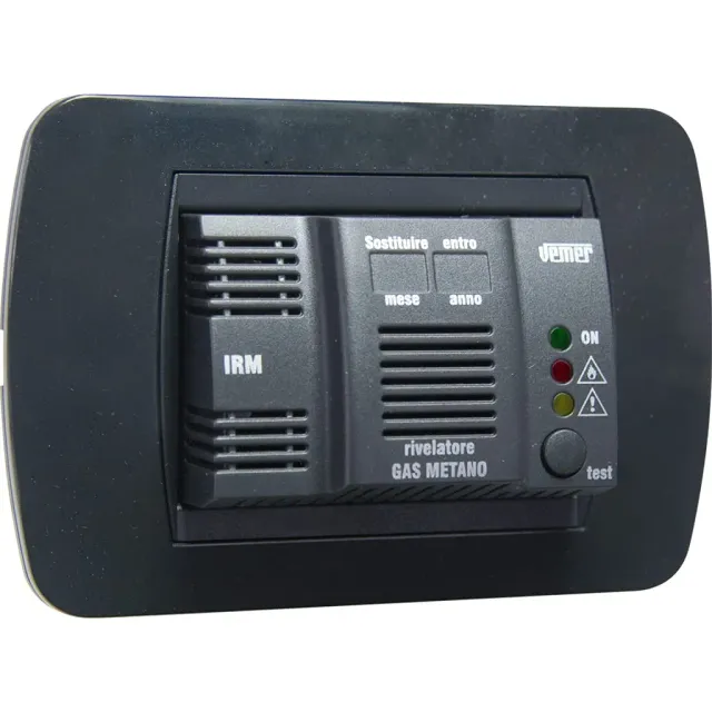 Vemer IRM VE294500 rilevatore gas metano 230V da incasso