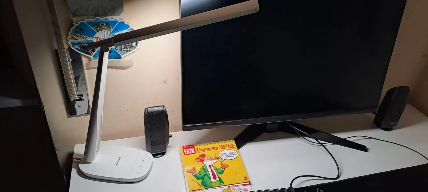 Honeywell HWT-H2 lampada scrivania LED nera USB-C