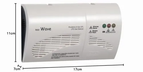 Vemer RGG Wave VN785200 rilevatore gas GPL bianco 230V