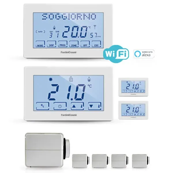Fantini Cosmi CH180T3K5 kit 5 radiatori WiFi