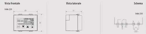 Vemer Iride VE457800 cronotermostato 230V settimanale touch