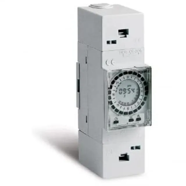 Perry 1IO0024/D15 interruttore orario settimanale 2 DIN