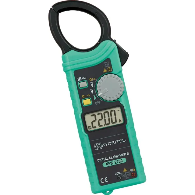 Kyoritsu KEW 2200 pinza amperometrica grigia 33 mm AC