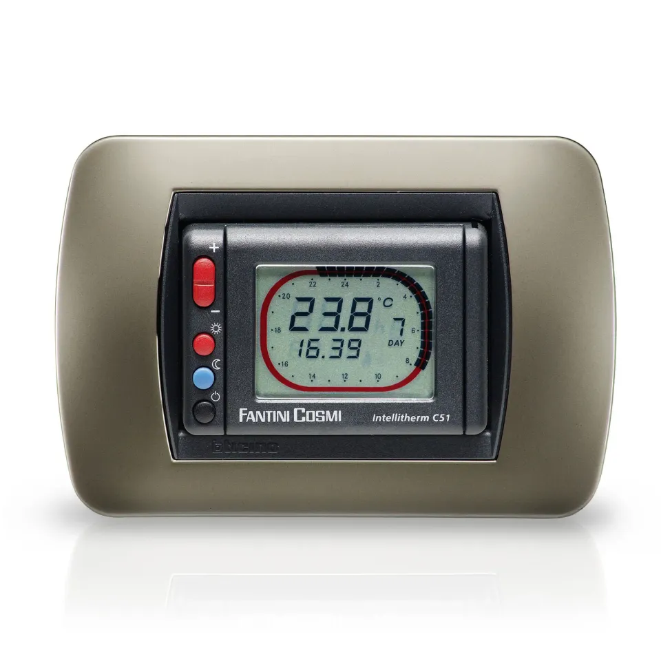 Fantini Cosmi Intellitherm C51A cronotermostato settimanale da incasso