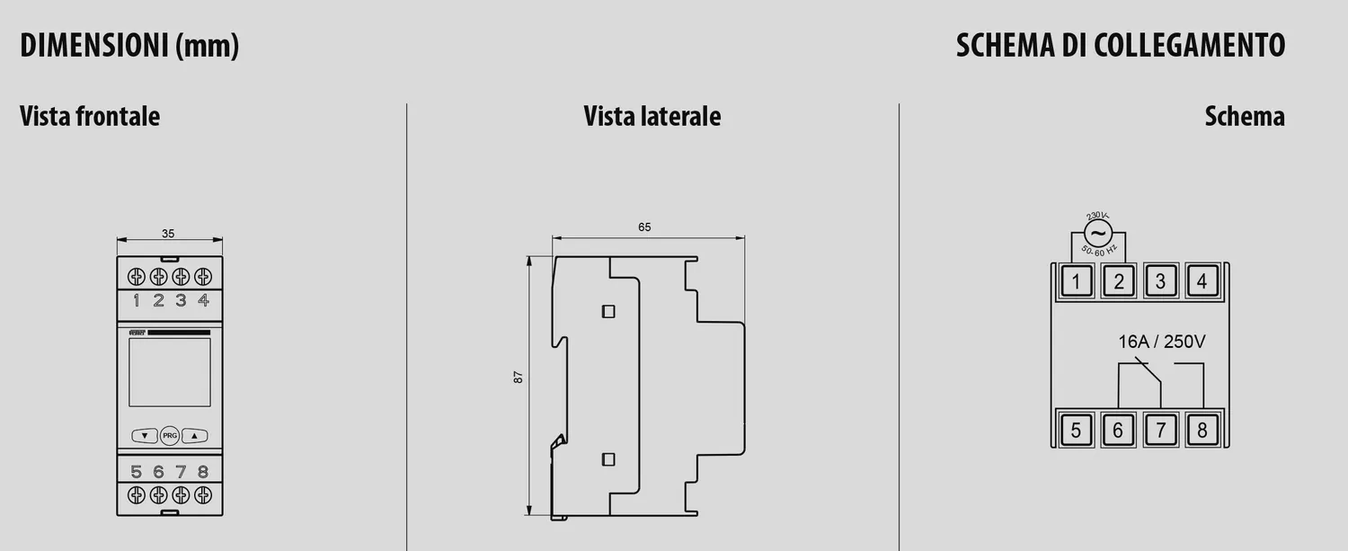 Vemer Simply AST VE707600 interruttore crepuscolare astronomico 2 moduli