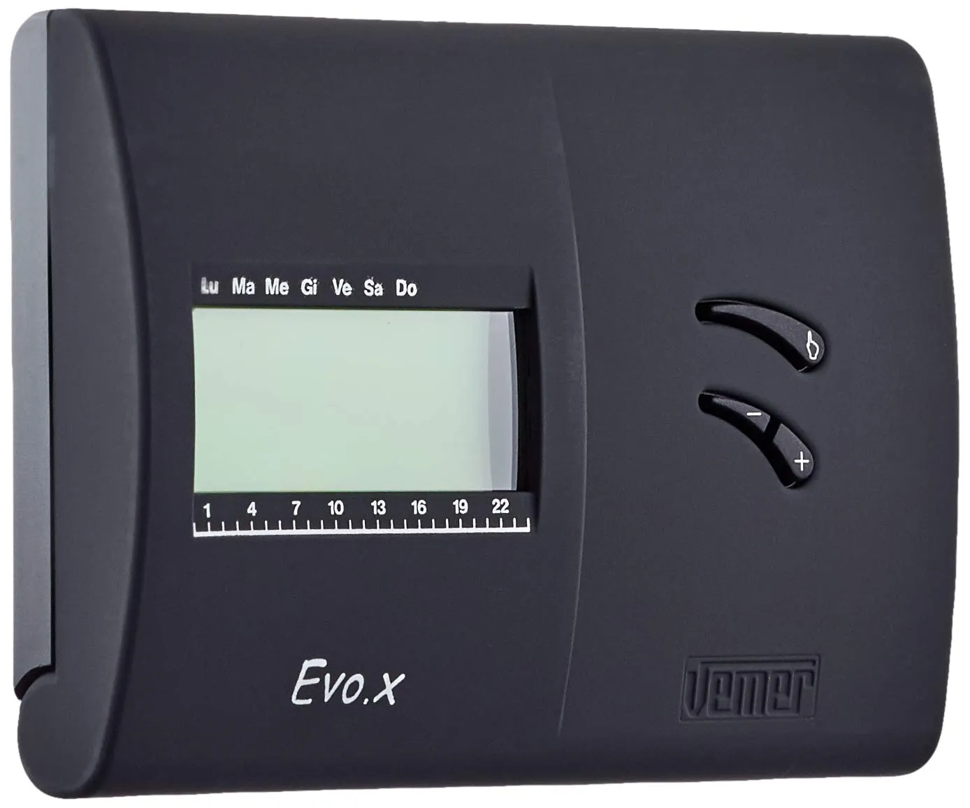 Vemer Evo.X VN136800 cronotermostato nero settimanale