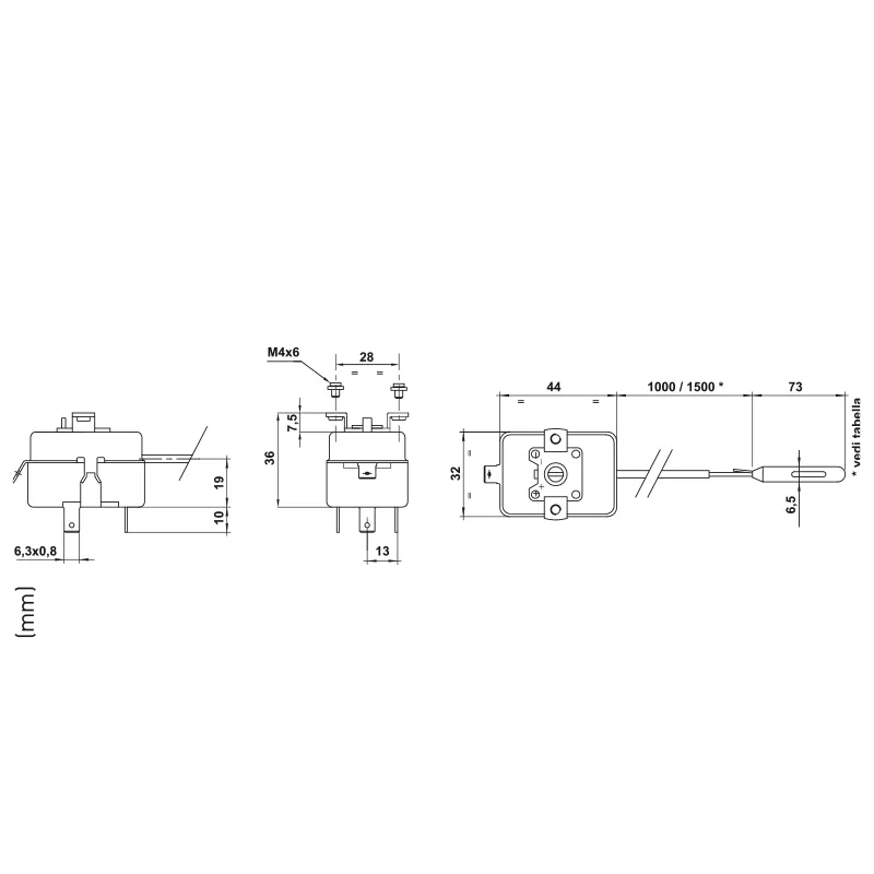 Fantini Cosmi TG400 termostato limitatore serie 962 964