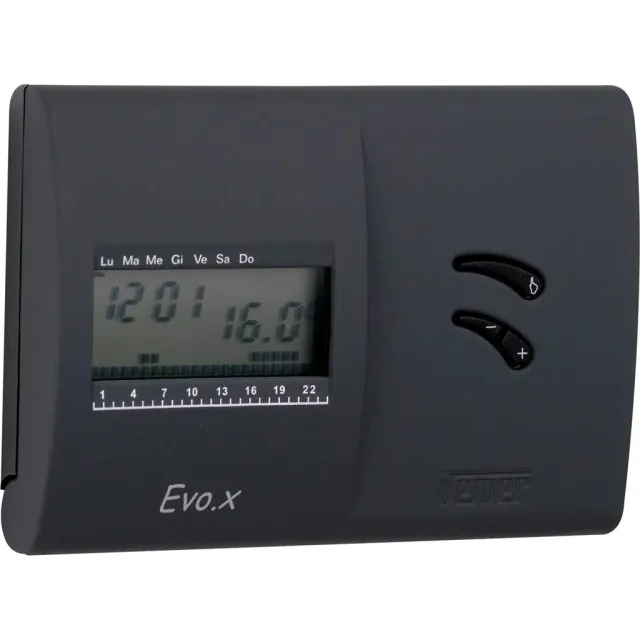 Vemer Evo.X VN136800 cronotermostato nero settimanale