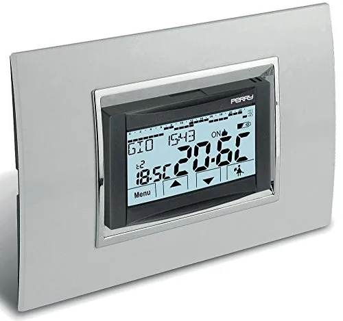 Perry Moon 1CR CDS27 Cronotermostato da Incasso Touch 230V