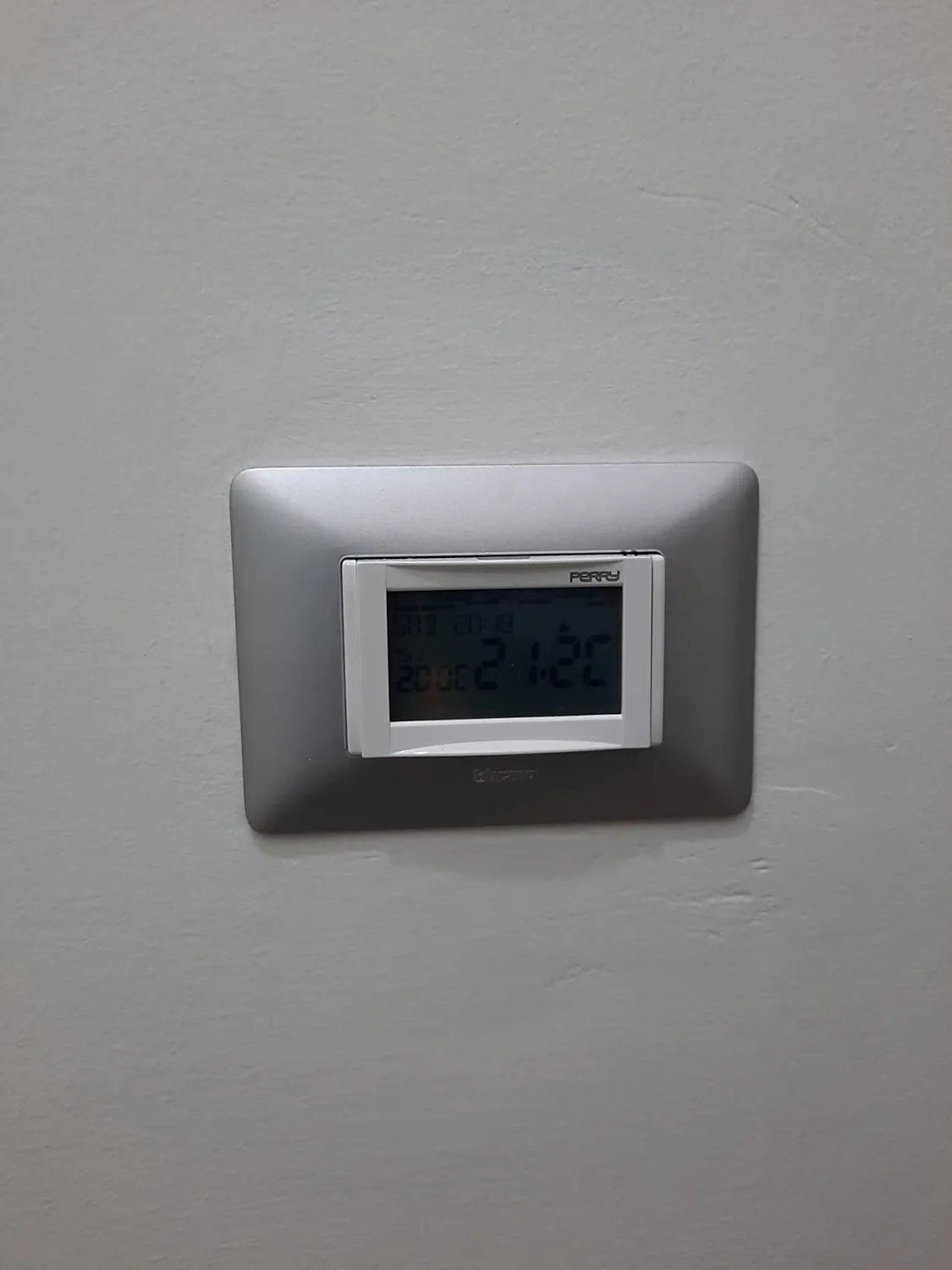 Perry Moon 1CR CDS27 Cronotermostato da Incasso Touch 230V