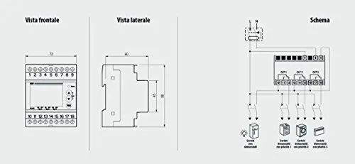 Vemer PC3R VE467700 centralina controllo carichi 3 uscite