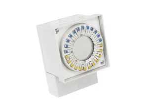 Perry 1IO0012D15 interruttore orario giornaliero bianco