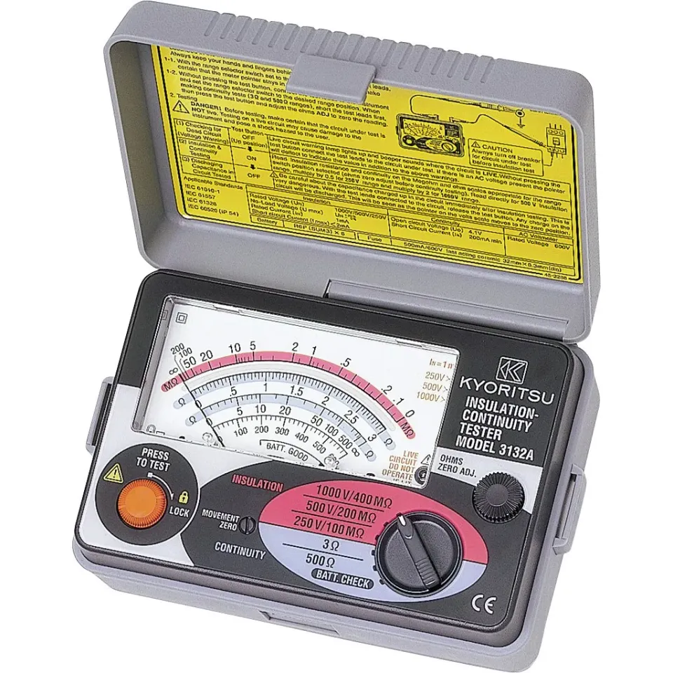 Kyoritsu KEW 3132A tester analogico grigio isolamento