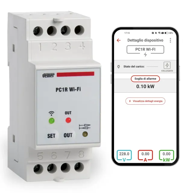 Vemer PC1R Wi-Fi VE799700 centralina controllo carichi
