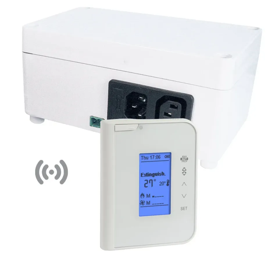 TiemmeElettronica FC750 termoregolatore radio stufa LCD