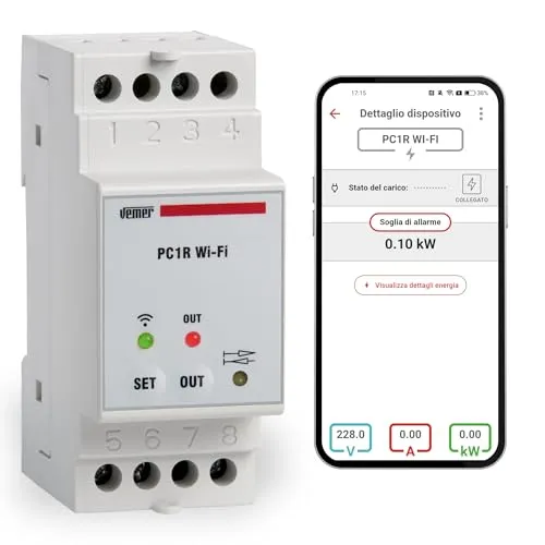 Vemer PC1R Wi-Fi VE799700 centralina controllo carichi