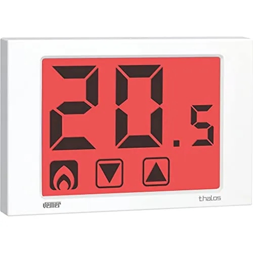 Vemer Thalos VE435400 Termostato Ambiente Nero Touch 230V