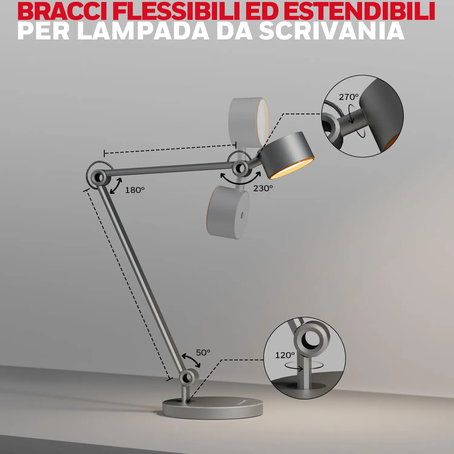Honeywell Sunturalux HWT-01A lampada tavolo LED snodata