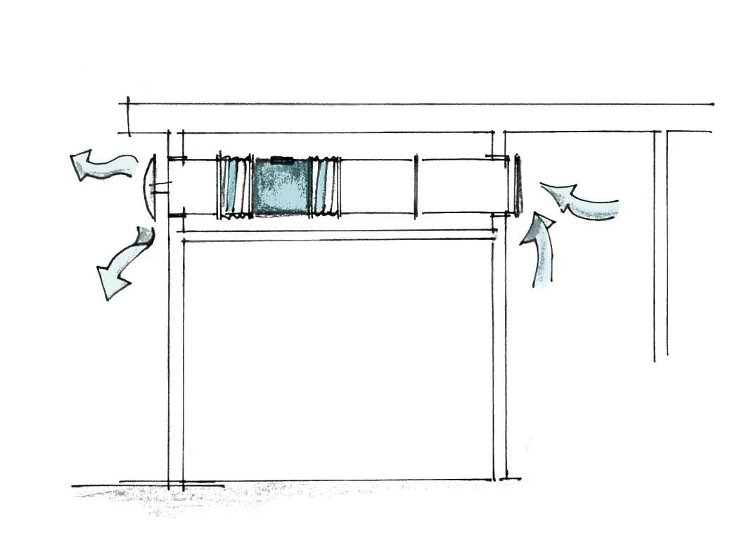 Fantini Cosmi AIL ventilatore elicoidale intubato industriale
