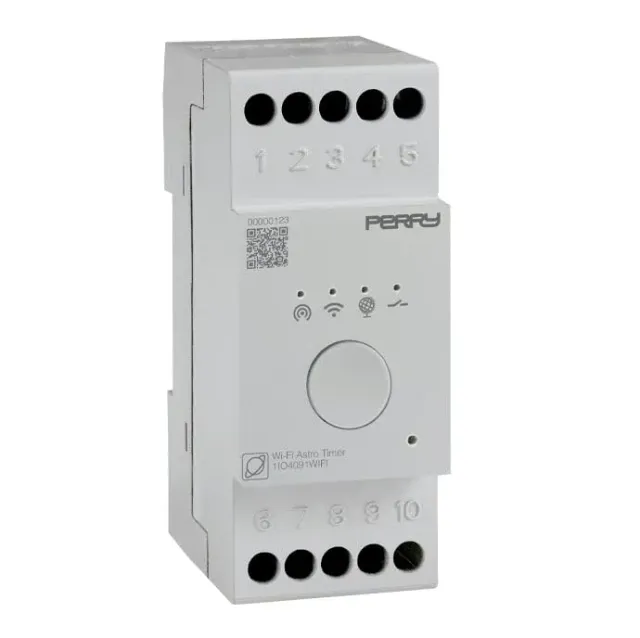 Perry 1IO 4091WIFI interruttore orario astronomico Wi-Fi 2 DIN