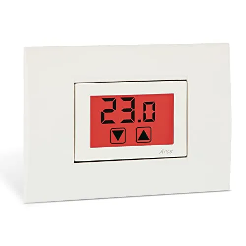Vemer Aros VE458600 Termostato Incasso Touch Batteria Doppio Colore