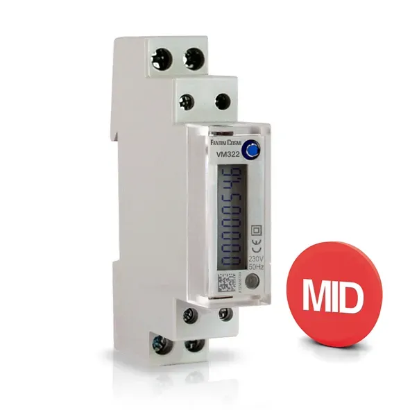 Fantini Cosmi VM322 contatore energia monofase MID M-Bus