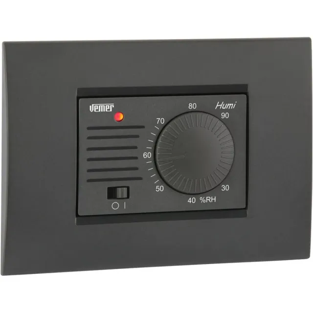 Vemer Humi VE379400 Umidostato Incasso 3 Moduli 230V Manopola