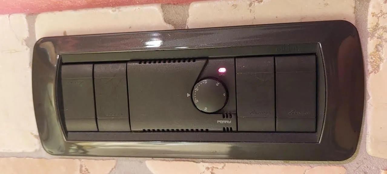 Perry 1TITE301 MC Termostato da Incasso Meccanico 230V