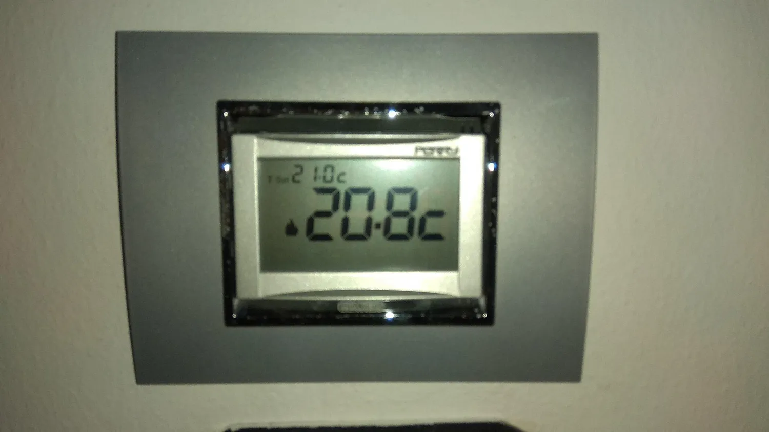 Perry Moon Soft Touch 1TITE543 termostato da incasso digitale