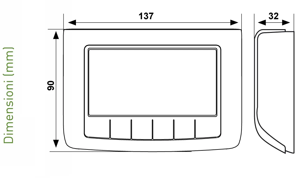 Fantini Cosmi CH140GSM2 cronotermostato GSM seconde case