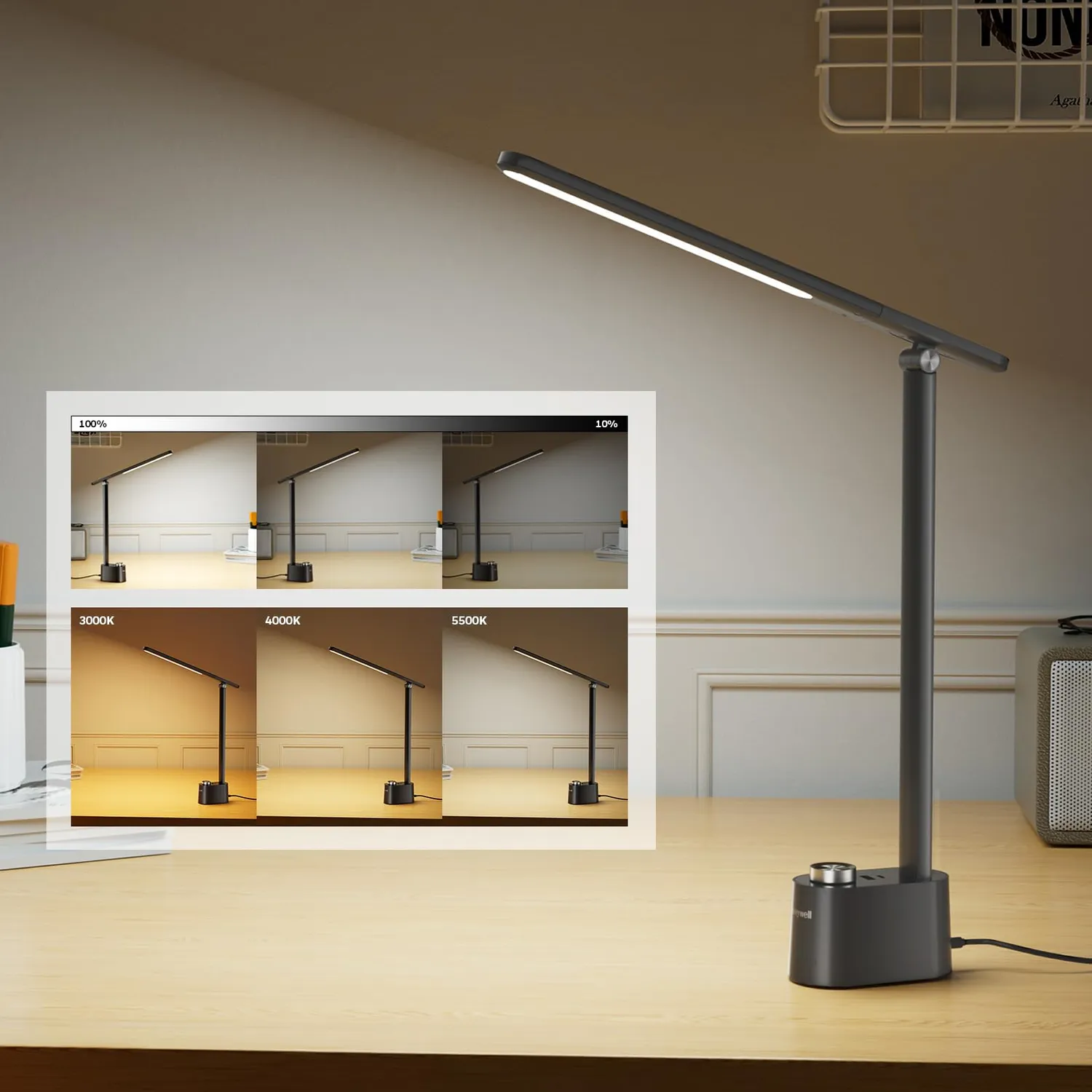 Honeywell Sunturalux H01 Pro lampada da tavolo LED ferroso spettro