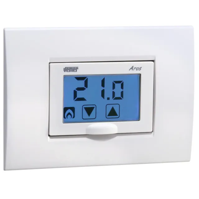 Vemer Aros VE458600 Termostato Incasso Touch Batteria Doppio Colore