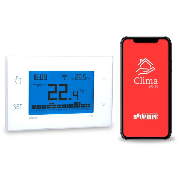 Vemer Tuo WiFi VE772000 cronotermostato bianco