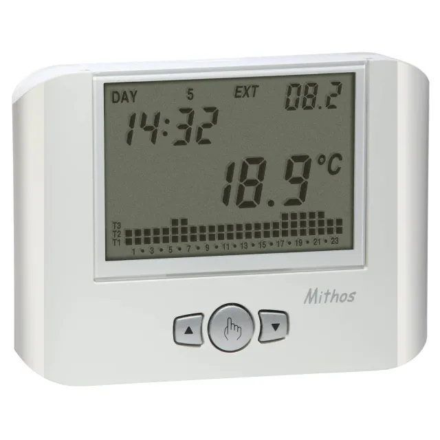 Vemer Mithos VE328100 cronotermostato bianco a batteria