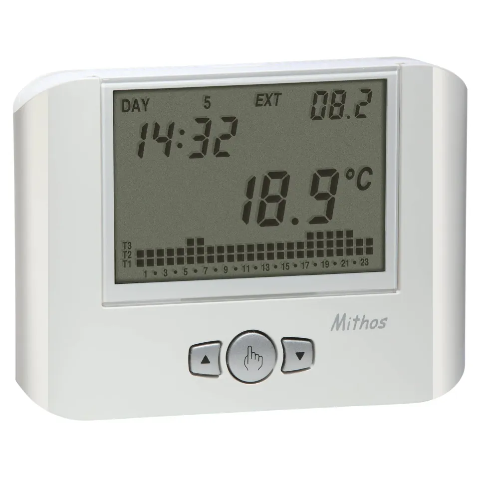 Vemer Mithos VE328100 cronotermostato bianco a batteria