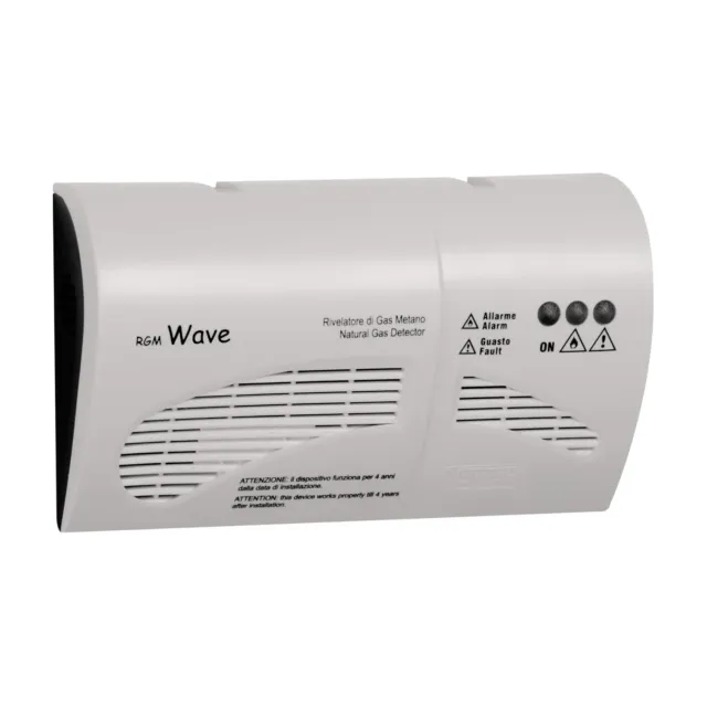 Vemer RGM Wave VN783700 rilevatore gas metano bianco 230V