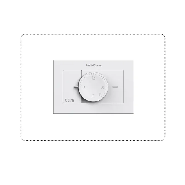 Fantini Cosmi C37B termostato incasso kit multiplacca
