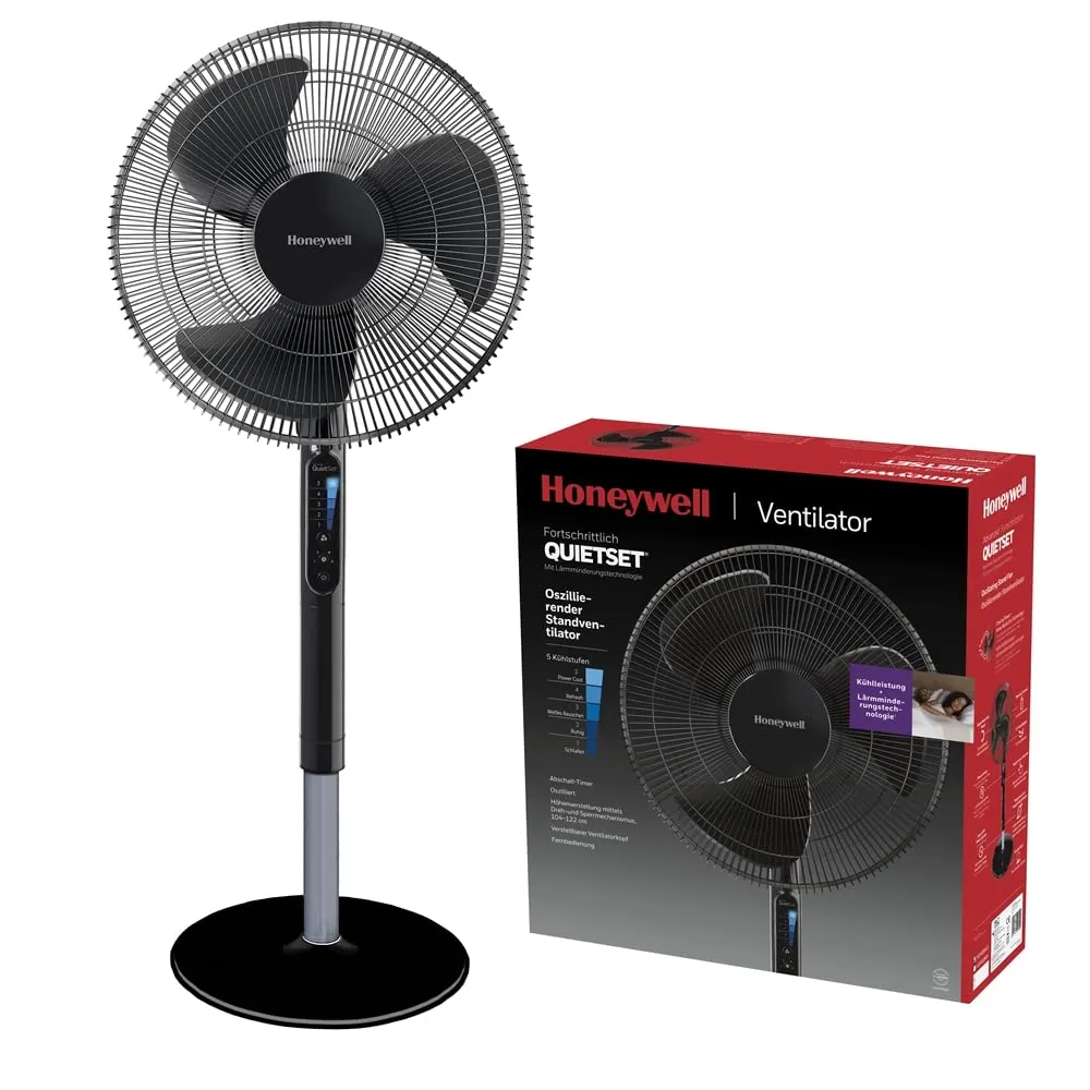 Honeywell QuietSet HSF600W ventilatore a piantana bianco silenzioso
