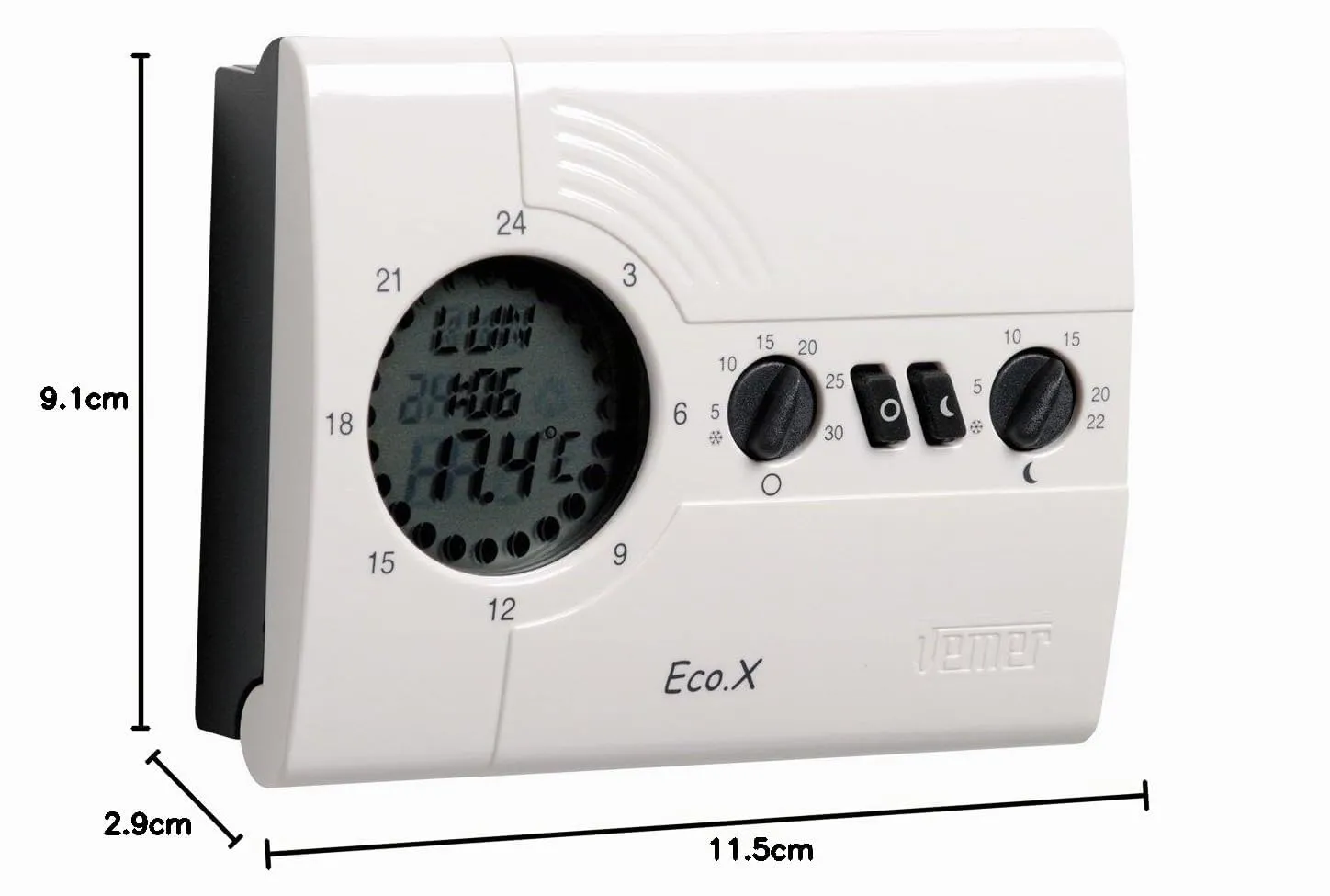 Vemer Eco.X-W VN160800 cronotermostato settimanale a batterie