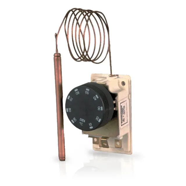 Fantini Cosmi C02 termostato capillare retroquadro