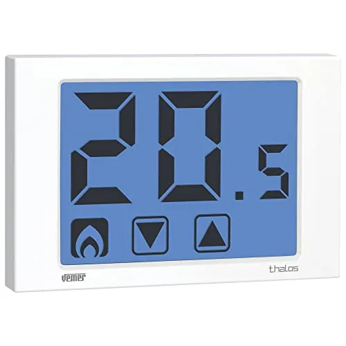 Vemer Thalos VE433900 Termostato Nero a Batteria Touch
