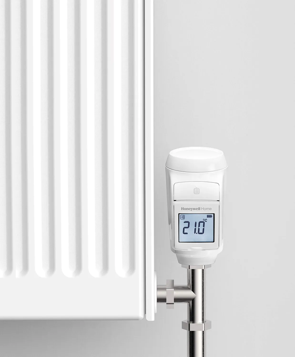 Honeywell Home evohome THR92H1002 testina radiatore wireless bianca