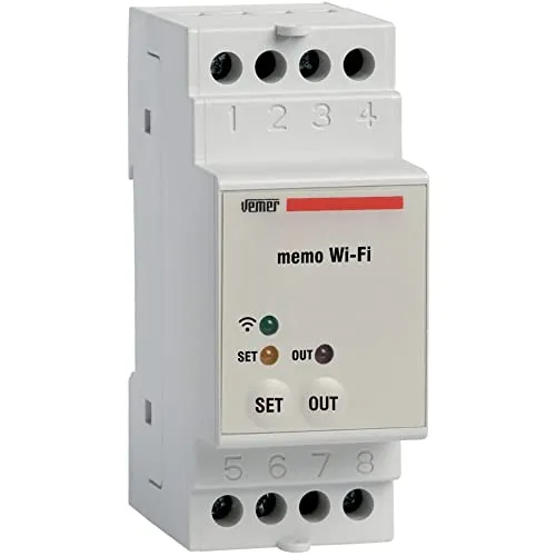 Vemer Memo WiFi VE780700 interruttore wifi DIN astronomico