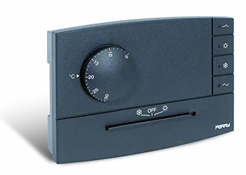 Perry Zefiro 1TPTE503A termostato estate/inverno nero