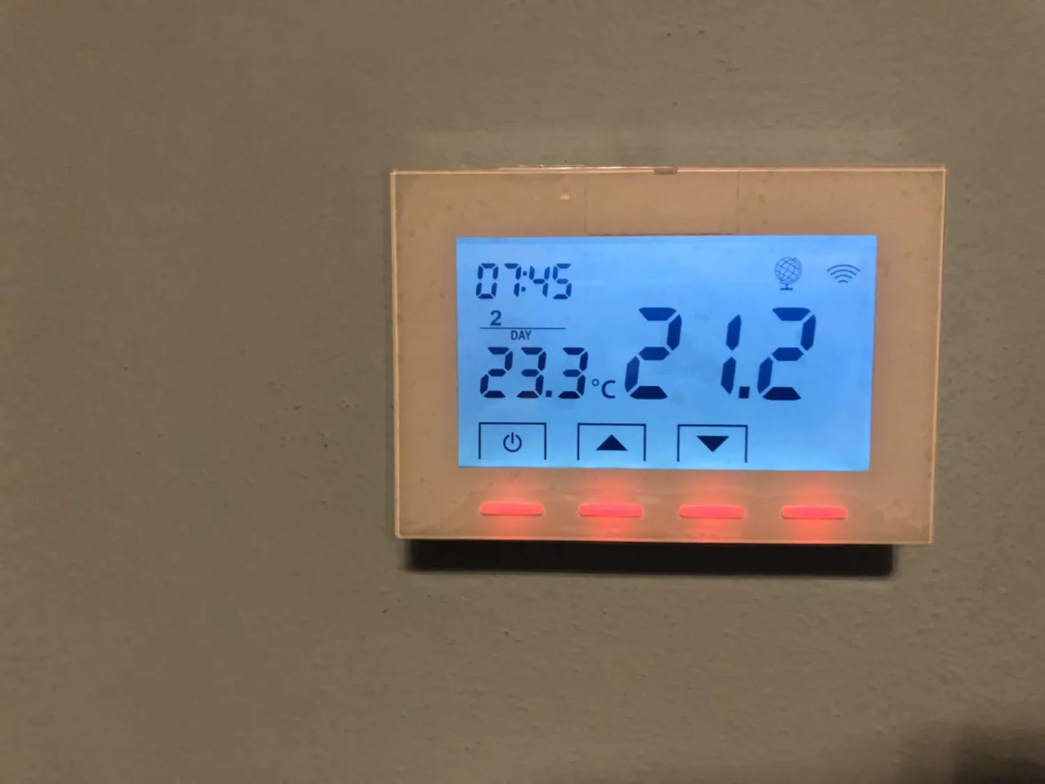 Perry 1TX CR029WIFI Cronotermostato Parete WiFi Bianco