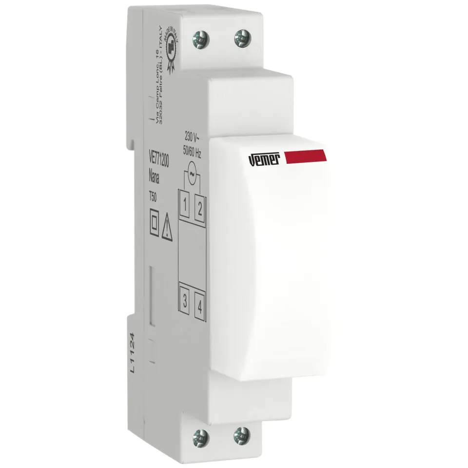 Vemer Nana VE771200 lampada emergenza DIN bianca 230V