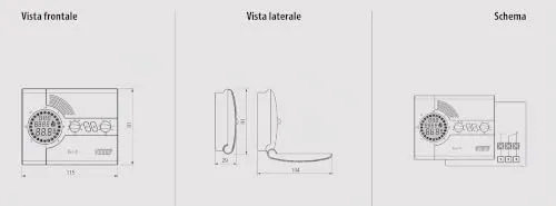 Vemer Eco.X-W VN160800 cronotermostato settimanale a batterie