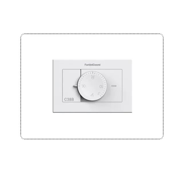 Fantini Cosmi C38B termostato ambiente da incasso