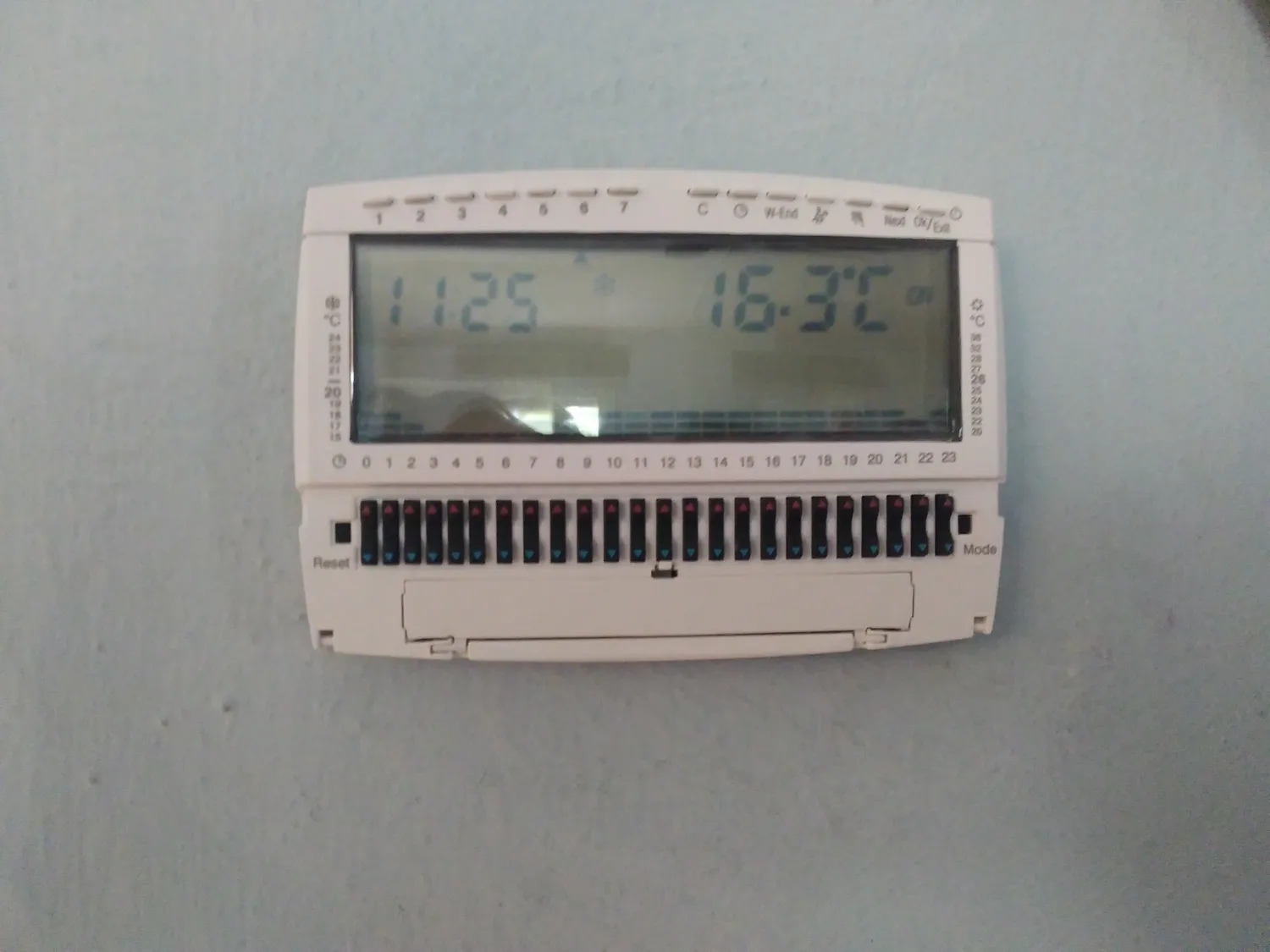 Perry Compact 1CRCR018BS cronotermostato settimanale Bianco